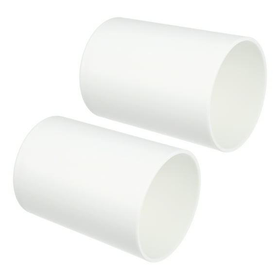 Unique Bargains 2pcs Bathroom Toothbrush Tumblers PP Cup for Bathroom Kitchen Color White 4.05''x2.91''