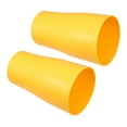 thumbnail image 1 of Unique Bargains 2pcs Bathroom Toothbrush Tumblers PP Cup for Bathroom Kitchen Color Yellow 4.92''x3.03'', 1 of 7