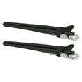 thumbnail image 1 of Unique Bargains 2pcs Black 4.06''x0.43''x0.79'' Duckbill Clip Hair Claws No Crease Hair Clip  Nonslip for Girls Women, 1 of 7
