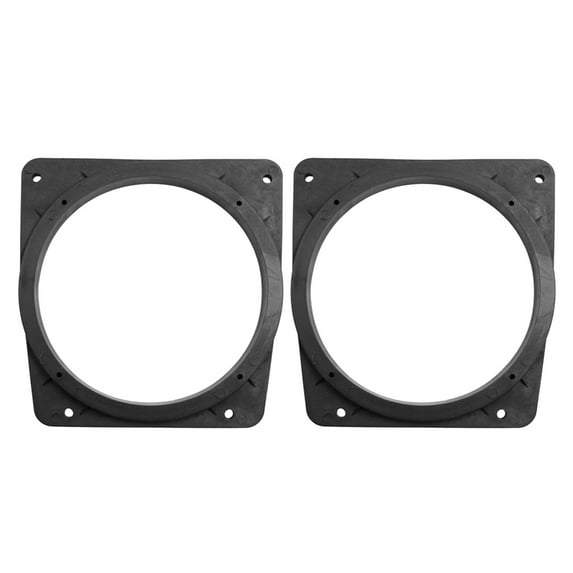 Unique Bargains 2pcs Black 6.5" Car Speaker Mounting Spacer Adaptor Rings Bracket for Mitsubishi