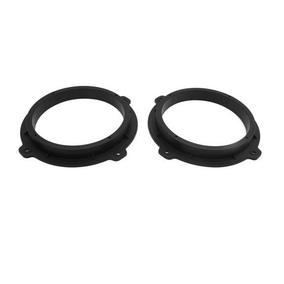 Unique Bargains 2pcs Black 6.5" Car Speaker Mounting Spacer Adaptor Rings for 2012 IX35