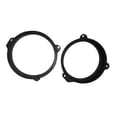 thumbnail image 1 of Unique Bargains 2pcs Black 6.5" Car Speaker Mounting Spacer Ring Bracket for Subaru, 1 of 5