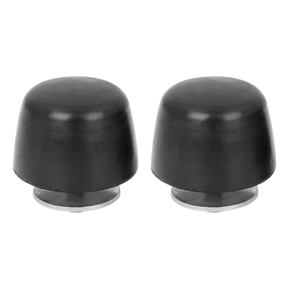 Unique Bargains 2pcs Black Auto Rubber Bumper Cushion Hood Bump Stop for Jeep Wrangler KJ71051BK