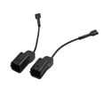 thumbnail image 1 of Unique Bargains 2pcs Black Car Horn Speaker Adapter Wiring Harness Pigtail Socket for Honda, 1 of 3