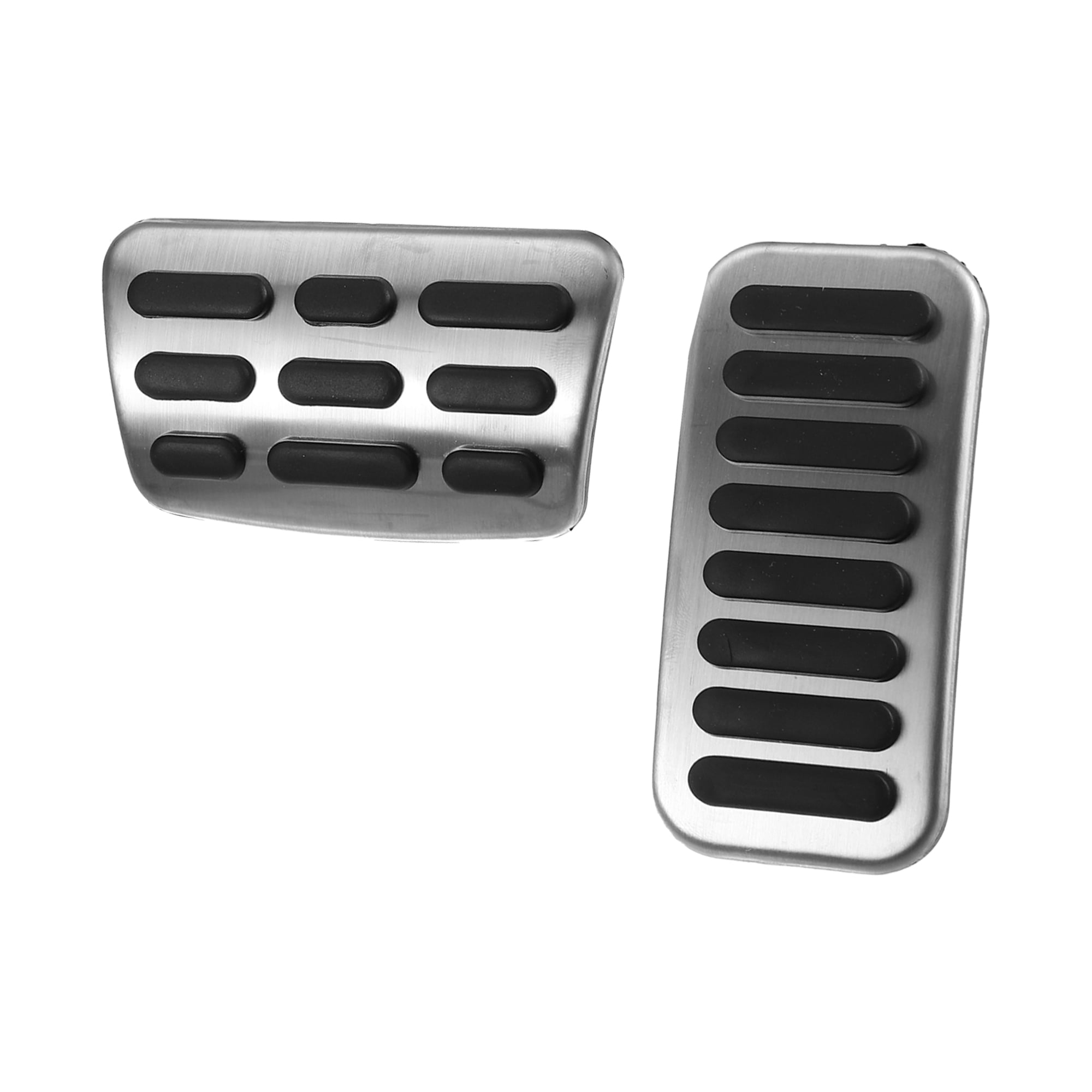 Unique Bargains 2pcs Brake Pedal Pad Gas Accelerator Pedal Cover Replaces for Kia Forte 2010 2011 2012 Silver Tone