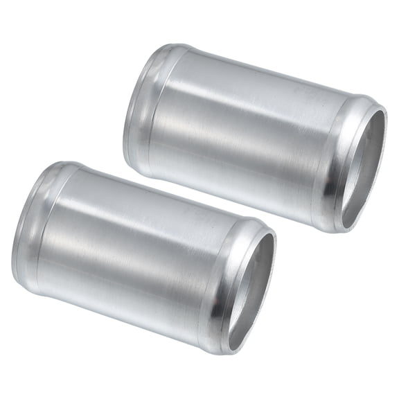 Unique Bargains 2pcs Car Adapter Joiner Pipe Universal 45mm 1.77" OD 76mm 2.99" Length Connector Tubing Adapter