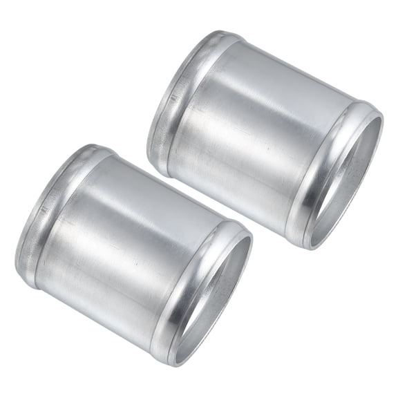 Unique Bargains 2pcs Car Adapter Joiner Pipe Universal 63mm 2.48" OD 76mm 2.99" Length Connector Tubing Adapter