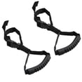 thumbnail image 1 of Unique Bargains 2pcs  Car Grab Handle Adjustable Standing Aid Safety Handle Support Nylon Grip Handle Black, 1 of 6