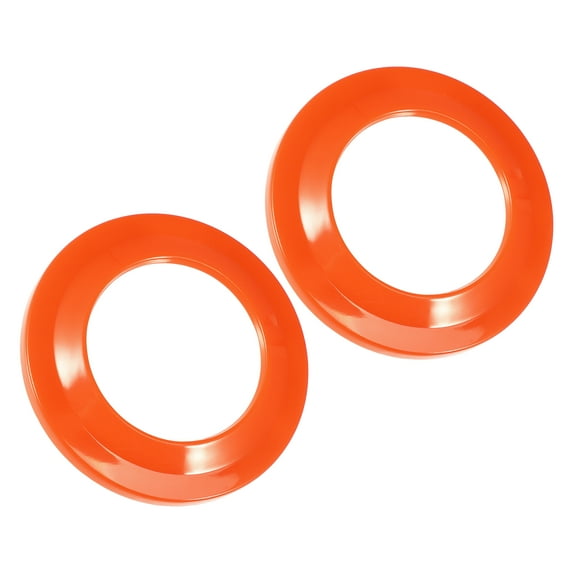 Unique Bargains 2pcs Car a Pillar Speaker Decoration Cover Interior Accessories for Jeep Wrangler JK 2007-2014 Orange