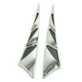 thumbnail image 1 of Unique Bargains 2pcs Carbon Fiber Pattern Triangle Shape Car Air Flow Vent Fender Sticker, 1 of 3