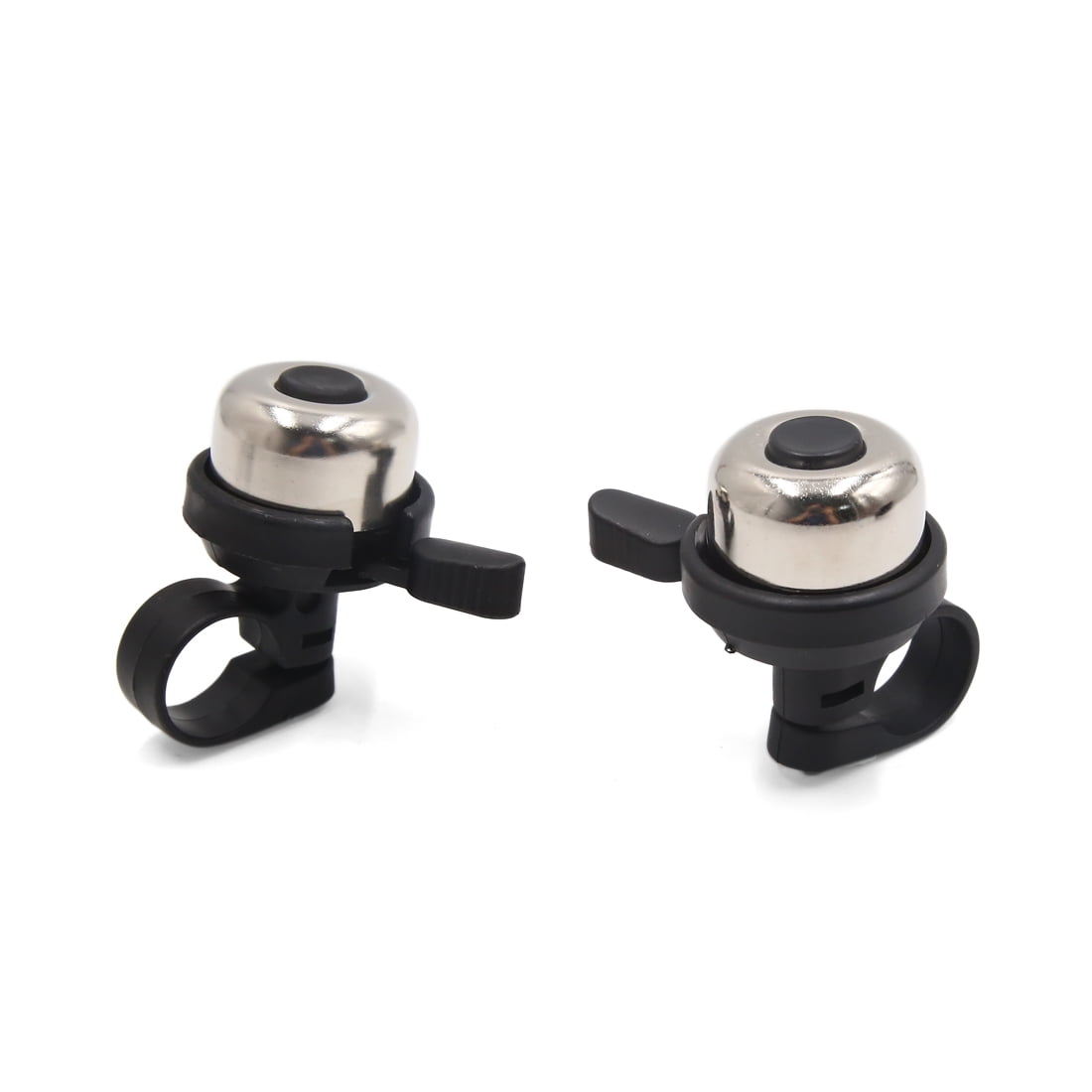 Bicycle Bike Handlebar Bell Horn Ring Alarm 2pcs Chrome Plating
