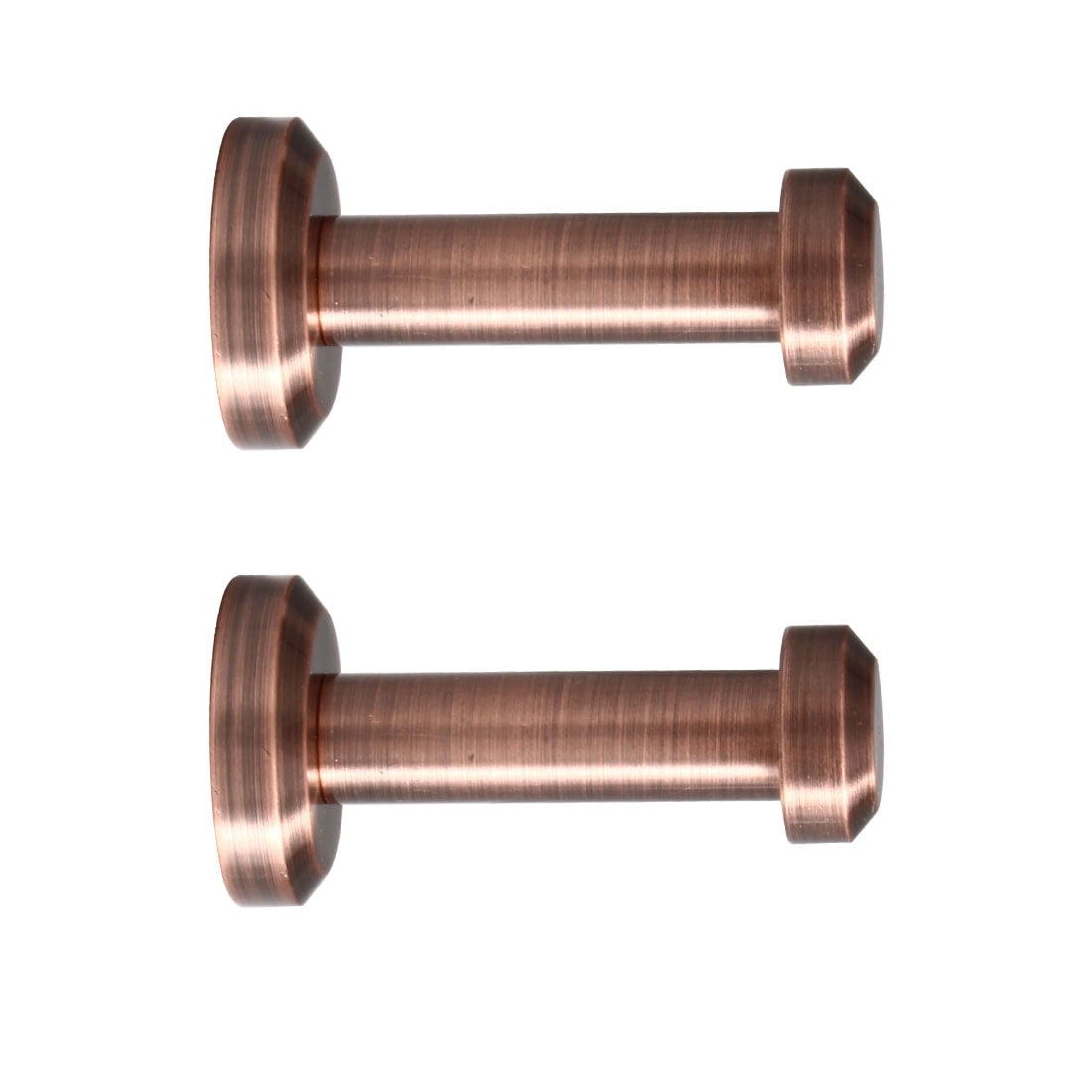 Unique Bargains 2pcs Copper Wall Mounted Hooks for Coats and Towels with Screws