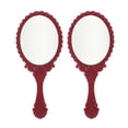 thumbnail image 1 of Unique Bargains 2pcs Delicate Handheld Mirror for Personal Grooming and Travel Red, 1 of 5