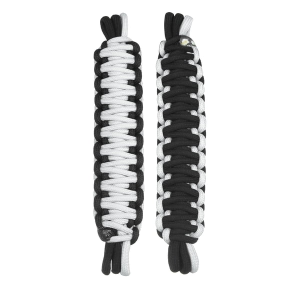 Unique Bargains 2pcs Door Strap Swing Doors Limiting Check Straps Nylon for Jeep Wrangler TJ JK JKU JL JLU YJ for Gladiator JT 2/4 Door 87-21 Gray