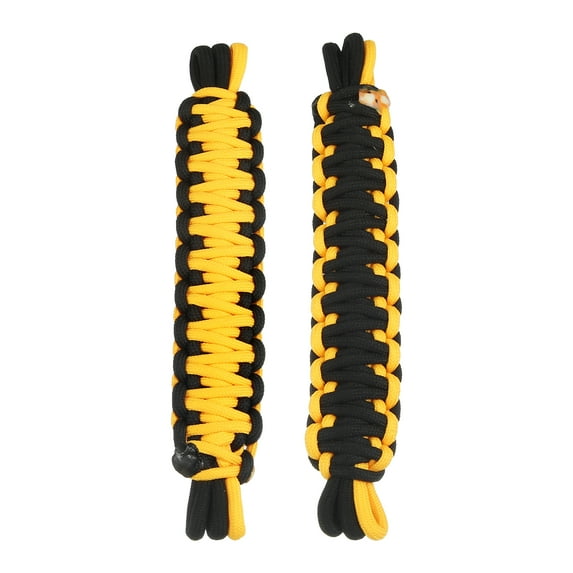 Unique Bargains 2pcs Door Strap Swing Doors Limiting Check Straps Nylon for Jeep Wrangler TJ JK JKU JL JLU YJ for Gladiator JT 2/4 Door 87-21 Yellow