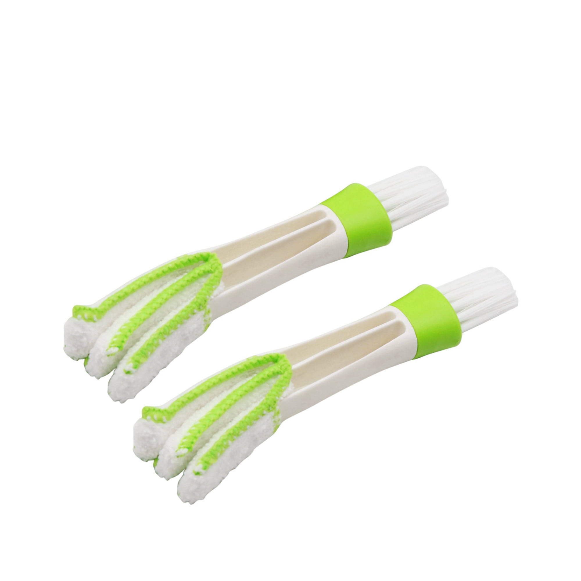 Unique Bargains 2pcs Double Sided Car Vent Air Condition Cleaner Window Brush