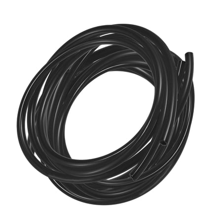 Unique Bargains 2pcs Fuel Vent Line Hose 0.2"x236" 5mm x 6m Gas Line Petrol Hose Tube Universal for ATV Dirt Bike Black