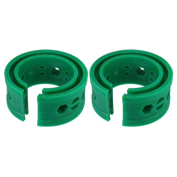 Unique Bargains 2pcs Green Car Coil Spring Buffer Springs Rubber Buffer Universal B Type Fit for Ford for Chevy