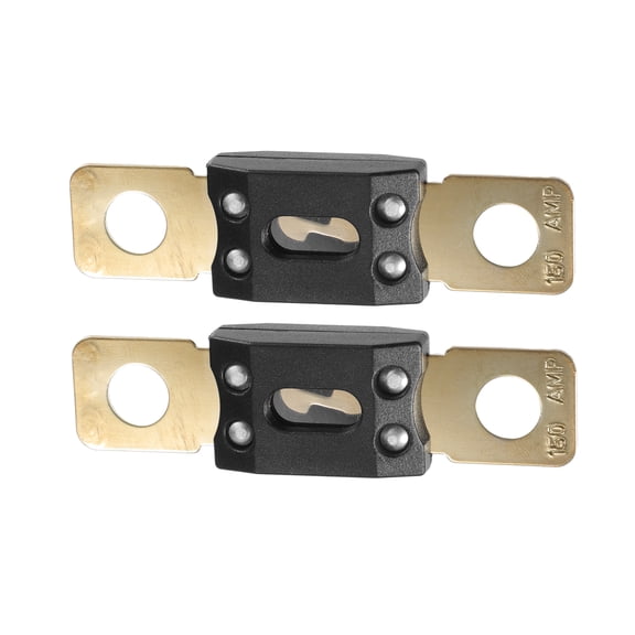 Unique Bargains 2pcs High Current Fuse 150A Audio CD ANM Fuse Bolt on Fuse for Car Motorcycle Boat Zinc Alloy