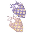 thumbnail image 1 of Unique Bargains 2pcs Knitted Head Kerchief for Hair Styling Decor Pink,Purple, 1 of 7