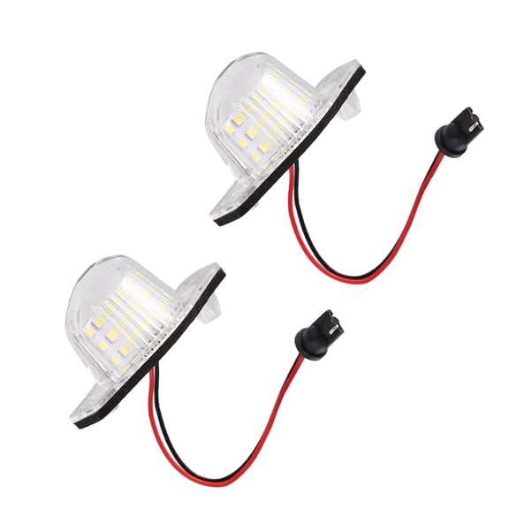 Unique Bargains 2pcs LED License Plate Light Car Number Lamp White Light for Honda Odyssey CR-V Civic Insight