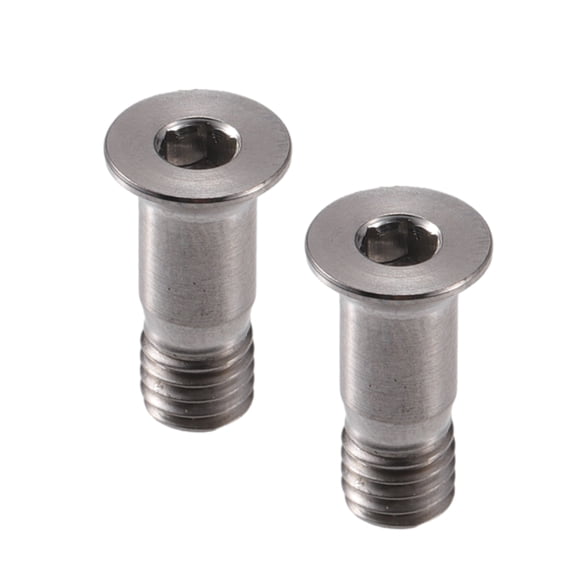 Unique Bargains 2pcs M5x14.2mm Universal Bicycle Bike Rear Derailleur Wheel Bolts Screw Silver Tone