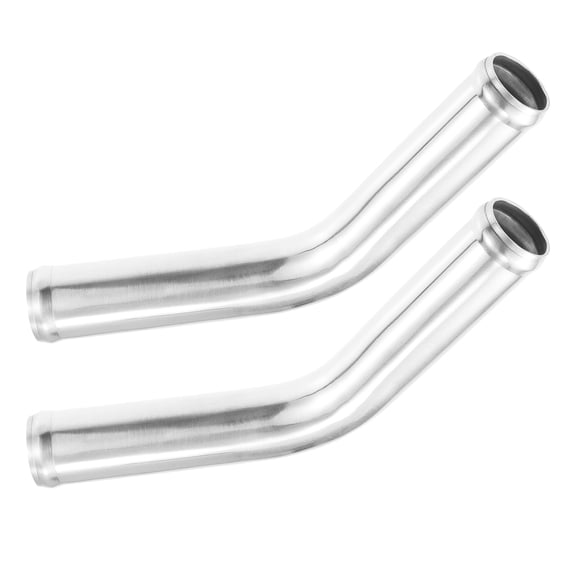 Unique Bargains 2pcs OD 1.25" Leg Length 4" Universal Car Aluminum Alloy Tube Intercooler Pipe 45 Degree Bend Elbow