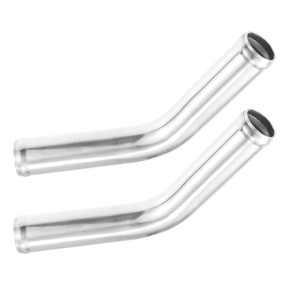 Unique Bargains 2pcs OD 1.35" Leg Length 4" Universal Car Aluminum Alloy Tube Intercooler Pipe 45 Degree Bend Elbow