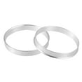 thumbnail image 1 of Unique Bargains 2pcs OD 66.1mm to ID 64.1mm Aluminium Alloy Car Auto Hub Centric Rings Wheel Bore Center Spacer, 1 of 7