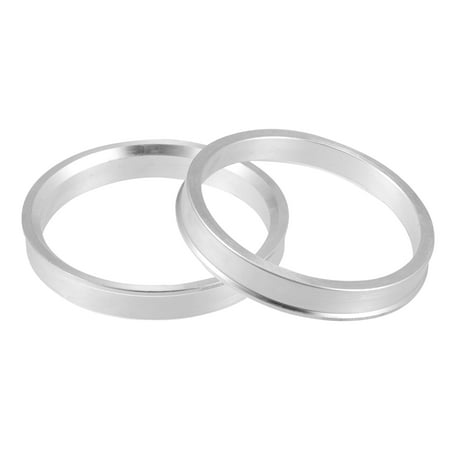 Unique Bargains 2pcs OD 72.6mm to ID 64.1mm Aluminium Alloy Car Auto Hub Centric Rings Wheel Bore Center Spacer