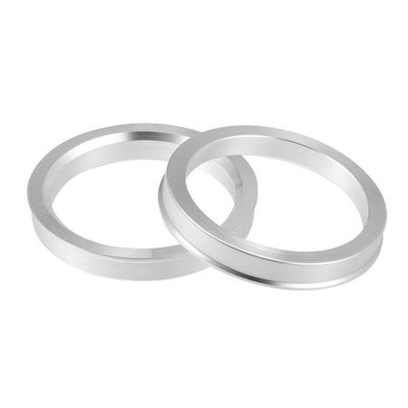 Unique Bargains 2pcs OD 78.1mm to ID 64.1mm Aluminium Alloy Car Auto Hub Centric Rings Wheel Bore Center Spacer