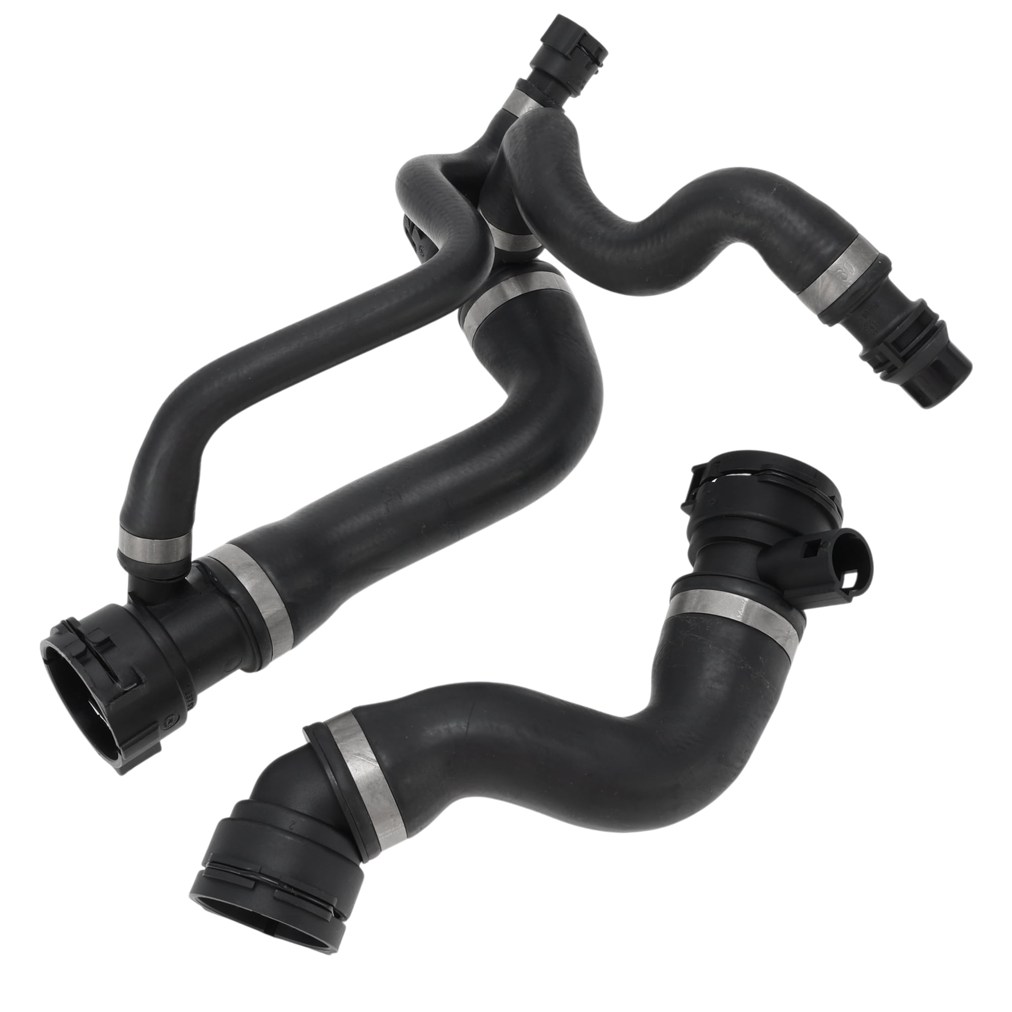 Unique Bargains 2pcs Radiator Coolant Hose for BMW 525i 2006-2007