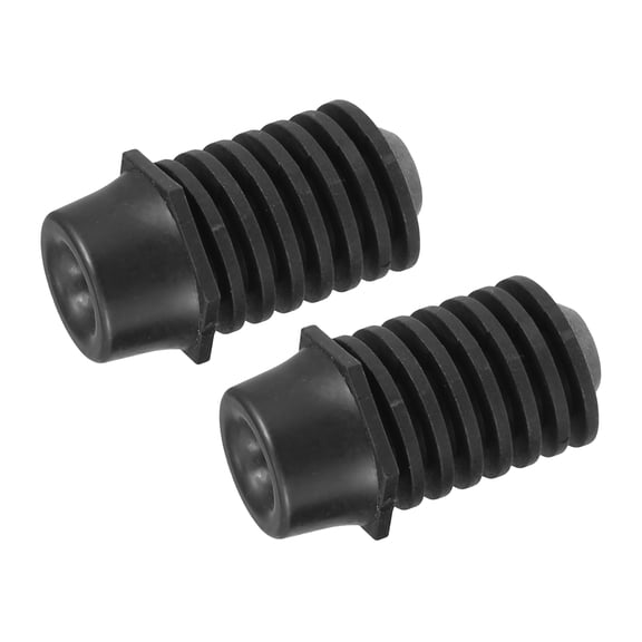 Unique Bargains 2pcs Rear Hood Adjust Bumper Stop with Rubber Cap for Chevrolet Camaro for Buick Regal No.10153705 Black