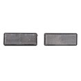 thumbnail image 1 of Unique Bargains 2pcs Red  Light Square Shape Motorcycle Reflector Rear Tail Brake Stop Lamp, 1 of 4