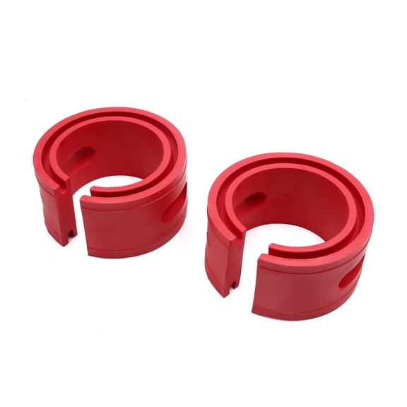 Unique Bargains 2pcs Red Type-A+ Car Shock Automobile Protection Rubber Power Cushion Buffer