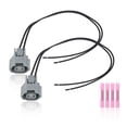 thumbnail image 1 of Unique Bargains 2pcs Side Marker Light Pigtail Connector for Honda Civic 2016-2021 Turn Signal Wiring with Heat Shrink Tubes, 1 of 7