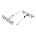 thumbnail image 1 of Unique Bargains 2pcs Stainless Steel T Handle Car Patching Tubeless Tires Repair Tool Kit, 1 of 2
