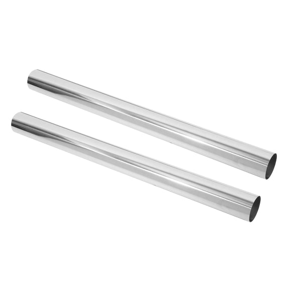 Unique Bargains 2pcs Straight 3" OD 35" Length DIY Custom Mandrel Exhaust Pipe 3 Inch Tube Pipe T304 Stainless Steel