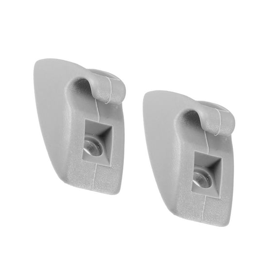 Unique Bargains 2pcs Sun Visor Support Clip Retainer Holder Bracket for Volkswagen Golf Jetta Scirocco MK1 MK2 Gray