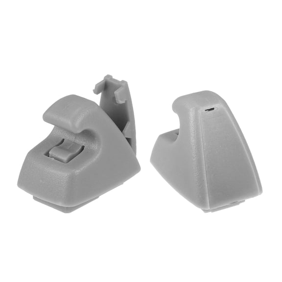 Unique Bargains 2pcs Sun Visor Support Clip for Chevrolet Cruze Sonic Spark for Buick Gray