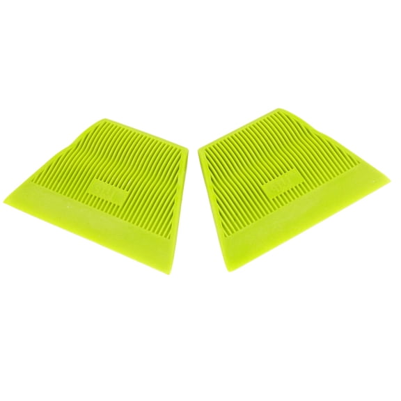 Unique Bargains 2pcs Trapezoid Car Bubble Scraper Window Film Tint Squeegee Green