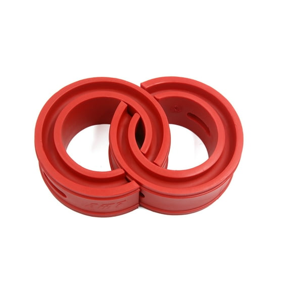 Unique Bargains 2pcs Type-D Red Car Rubber Shock Absorber Spring Bumper Buffer Power Cushion