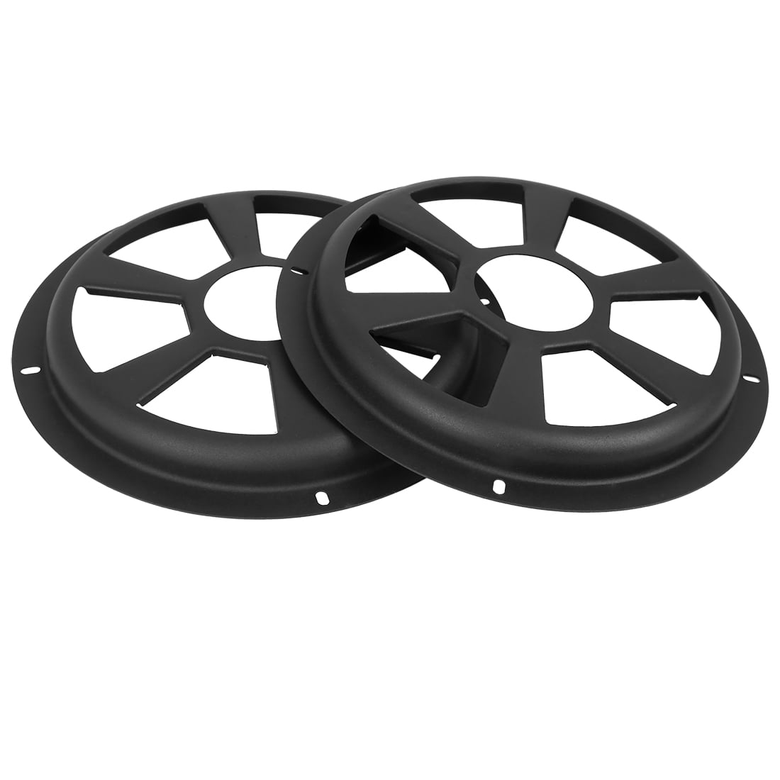 Unique Bargains 2pcs Universal Black Car for Audio Speaker Grill Protector 8"