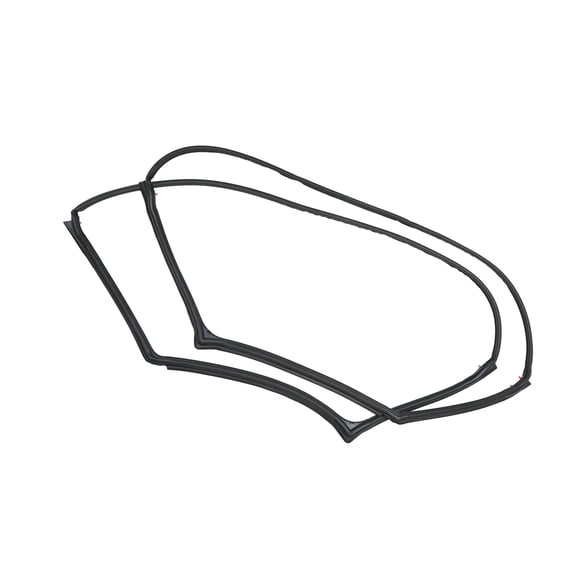 Unique Bargains 2pcs Window Glass Seals Door Belt Weatherstrip No.55395274AW/55395275AW for Jeep Wrangler 2007-2018