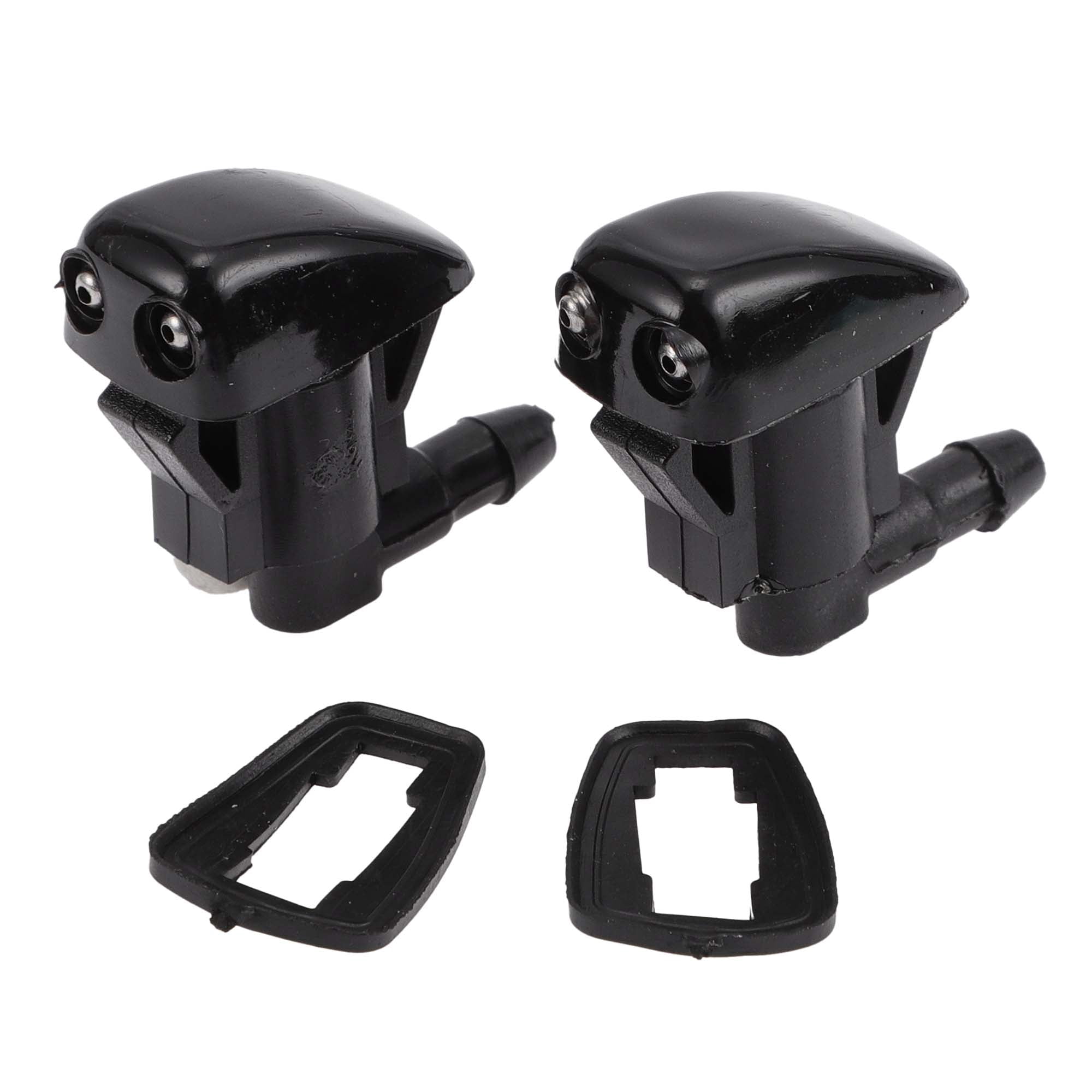 Unique Bargains 2pcs Washer Nozzle for Toyota Corolla 2005-2008 Black Plastic