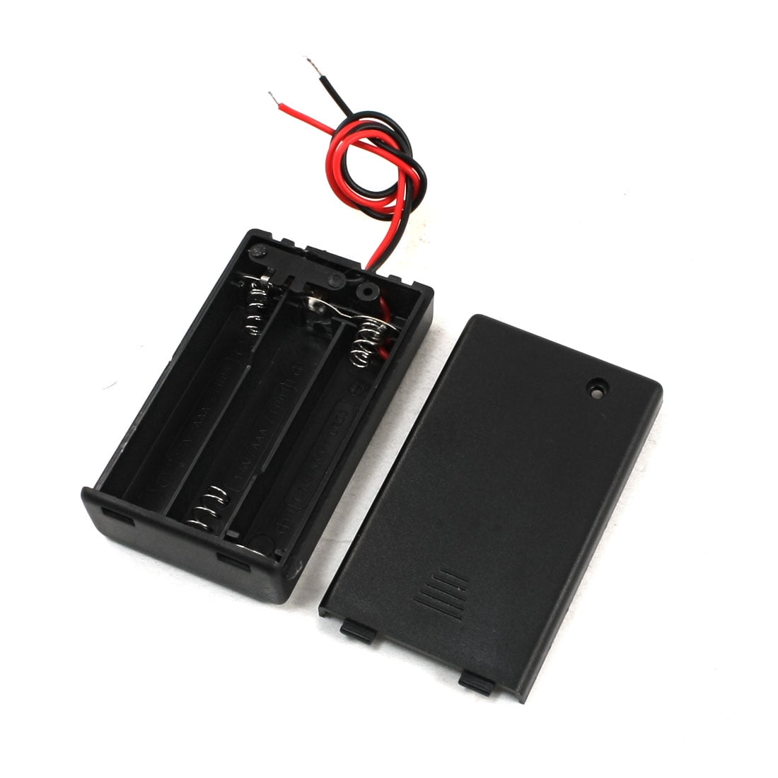 2Pcs ON/OFF Switch Two Battery Holder Box for 3 x 1.5V AAA Batteries ...