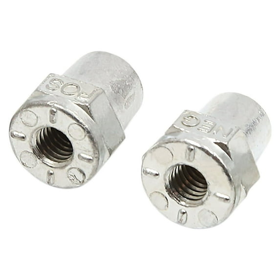 Unique Bargains 2pcs Zinc Alloy Positive Negative Battery Post Terminal Adapters for Car