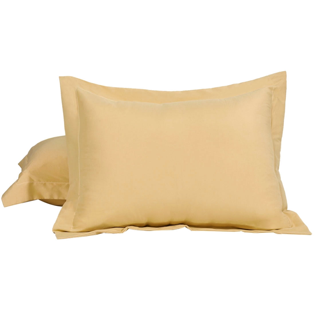Unique Bargains 2pk 1800 Microfiber Standard Pillow Shams Cases 20" x 26"