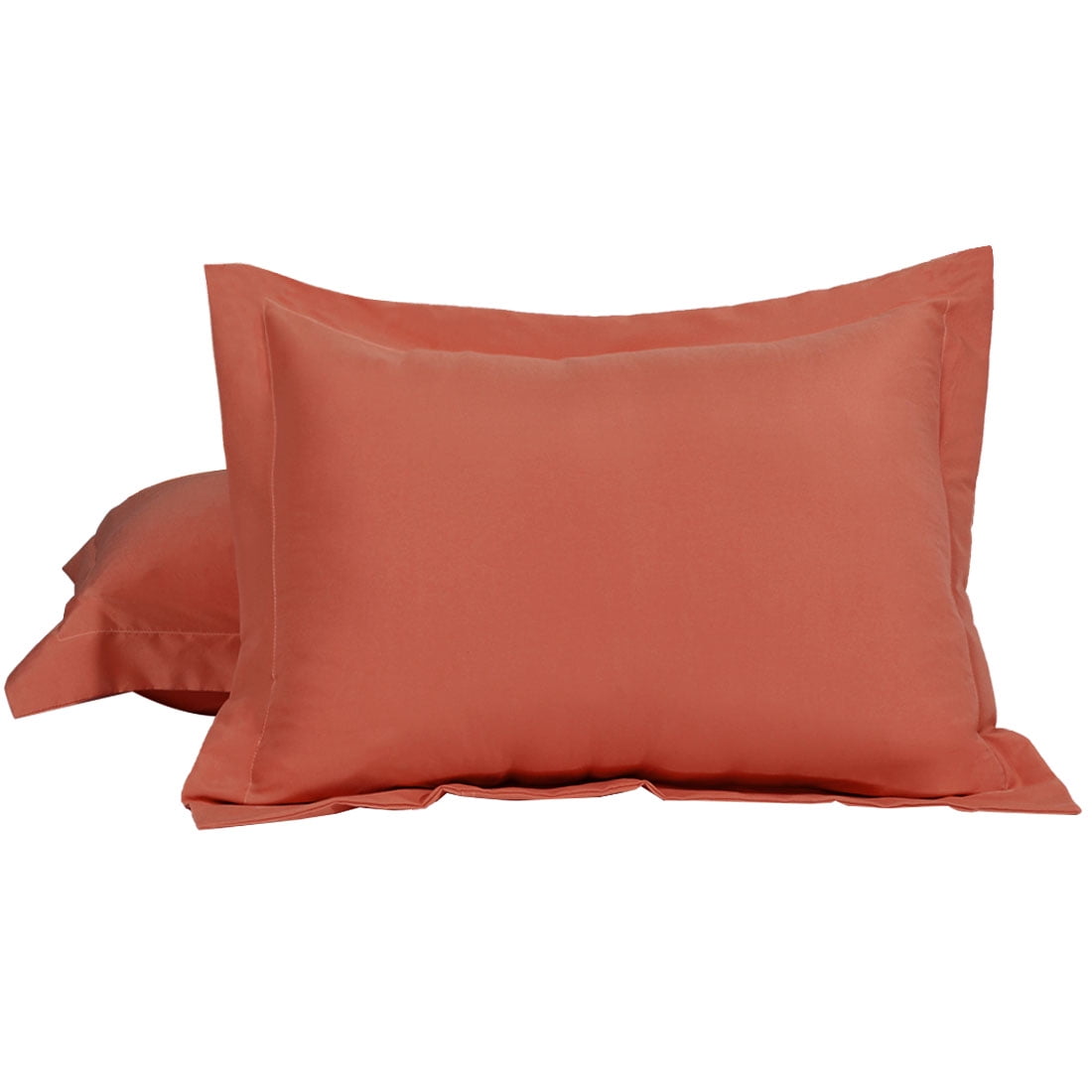 Unique Bargains 2pk 1800 Microfiber Standard Pillow Shams Cases 20" x 26"