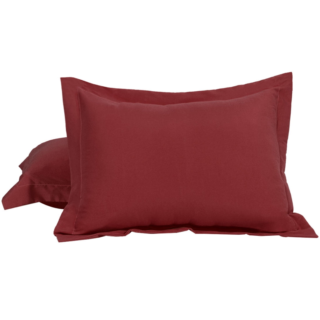 Unique Bargains 2pk Queen Pillow Shams 1800 Microfiber Pillow Cases 20" x 30"